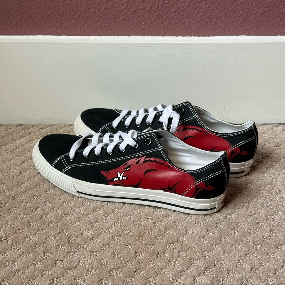Row One Arkansas Razorback Converse Style Shoes